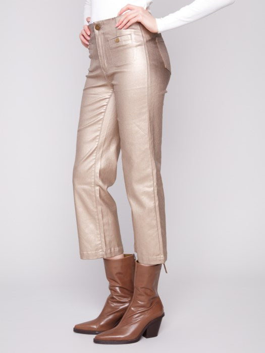Beautiful In Brass Pant - Brass