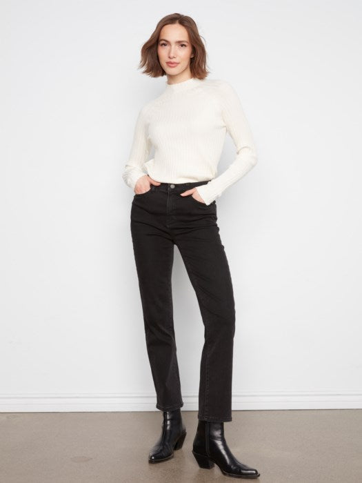 Stella Straight Leg Jeans - Charcoal