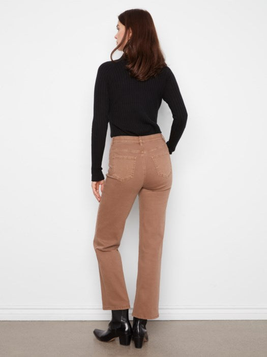 Classic Straight Leg Pants - Truffle