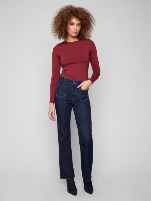My Favorite Flare Pants - Deep Blue