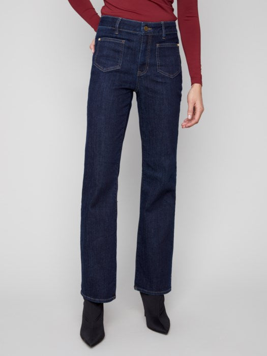 My Favorite Flare Pants - Deep Blue
