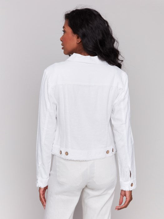 Easy Does It Jacket - White