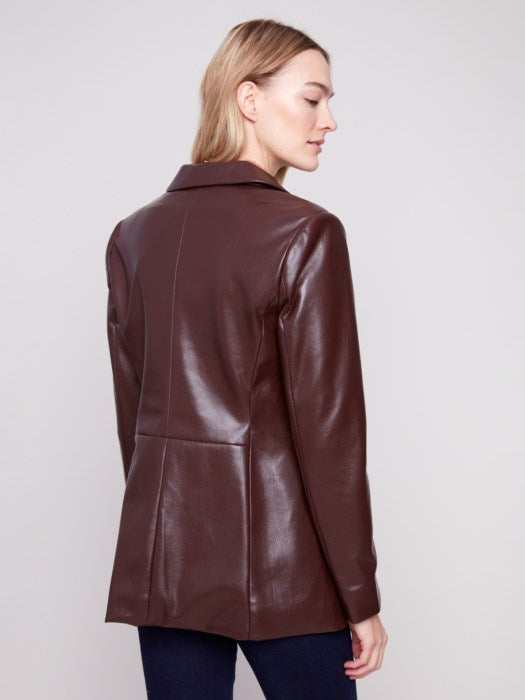 The Laura Blazer - Cabernet