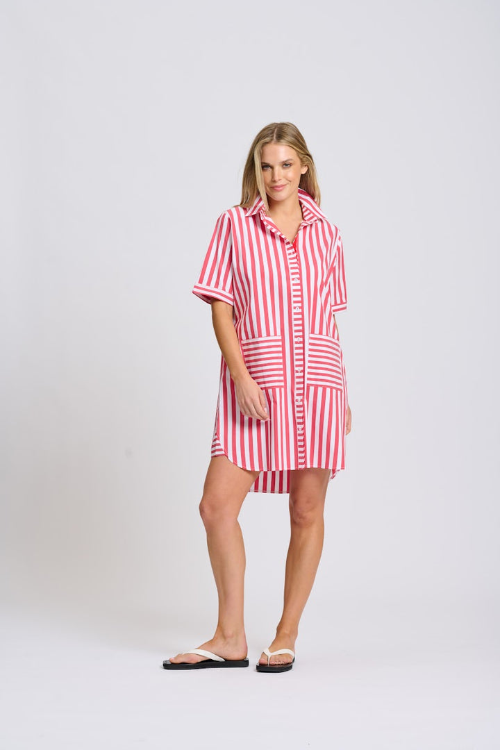 Clara Dress - Red