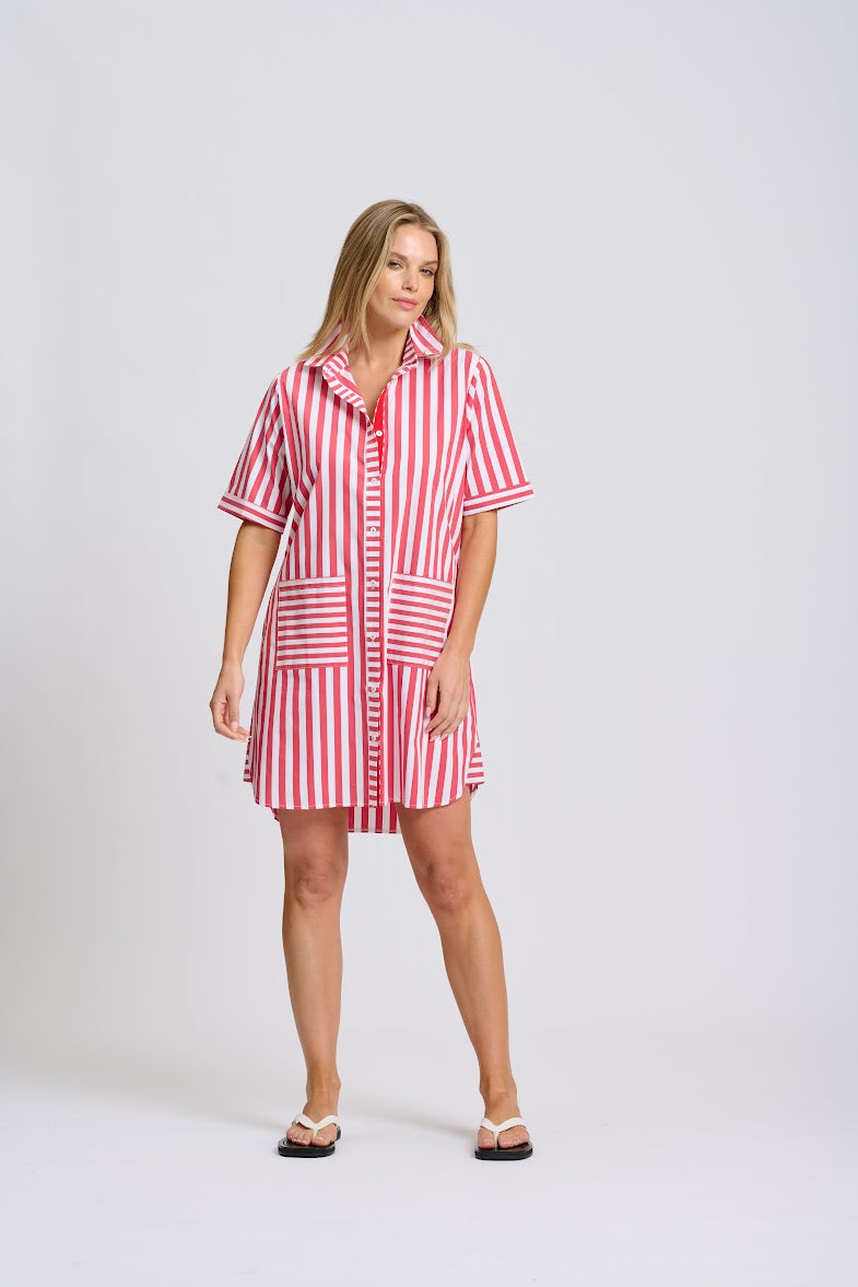 Clara Dress - Red