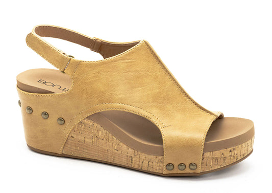 Carley Wedge  - Caramel