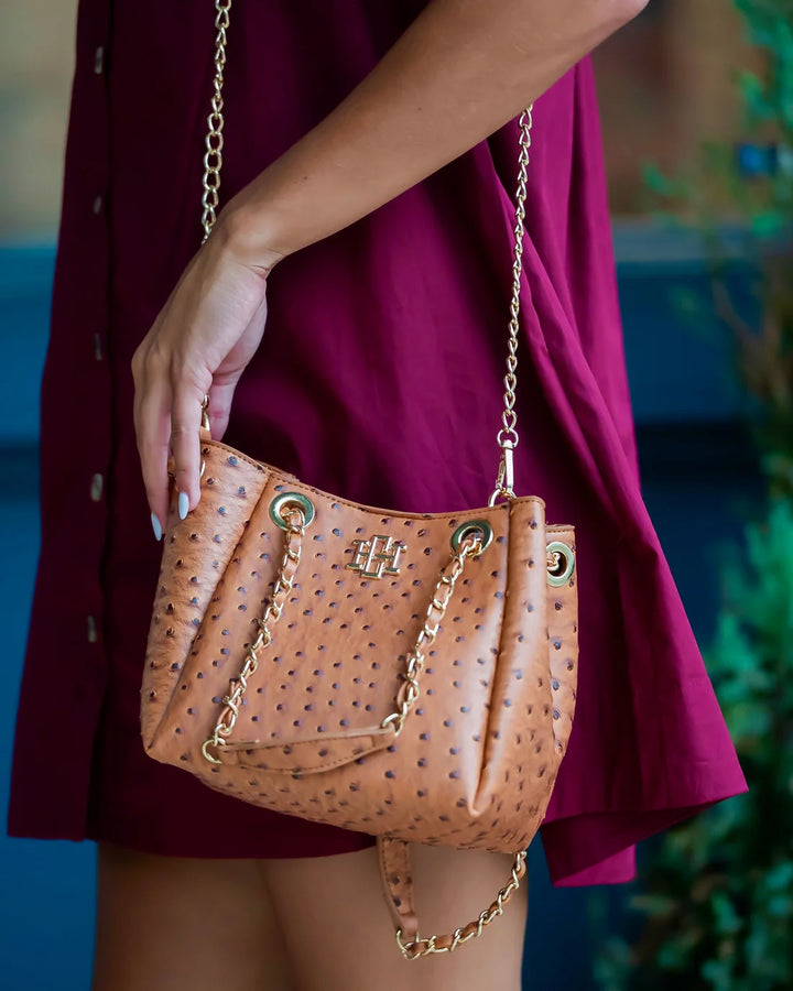 Lainey Mini Tote - Saddle