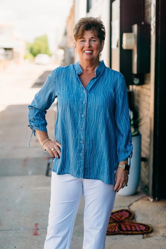 Debbie Blouse - Denim