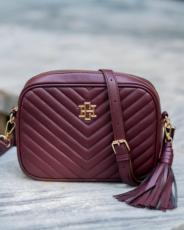 Greer Crossbody - Burgundy