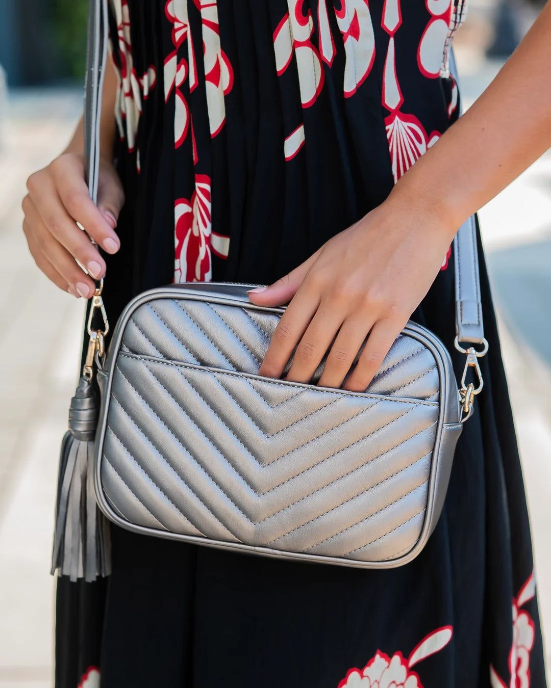 Greer Crossbody - Black Pearl