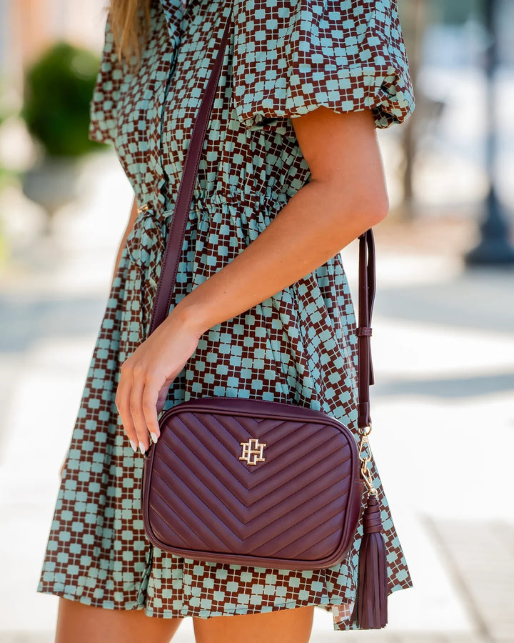 Greer Crossbody - Burgundy