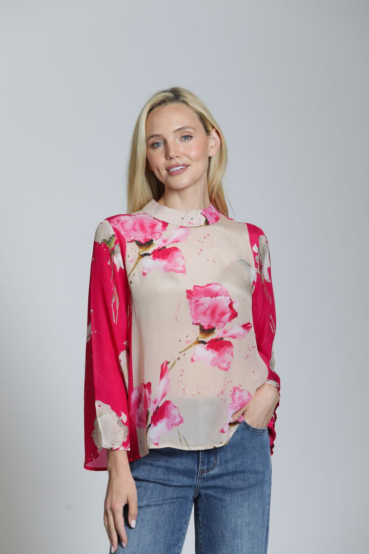 Donna Blouse - Pink Multi