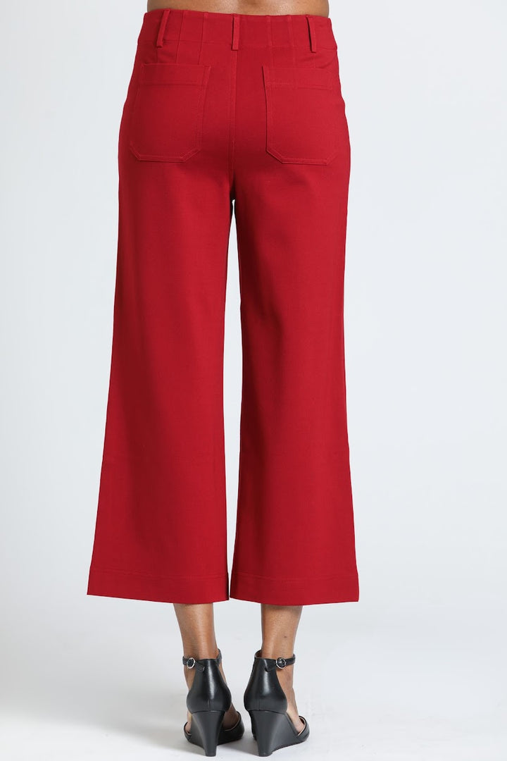 My Favorite Wide Leg Pant - Red Velvet