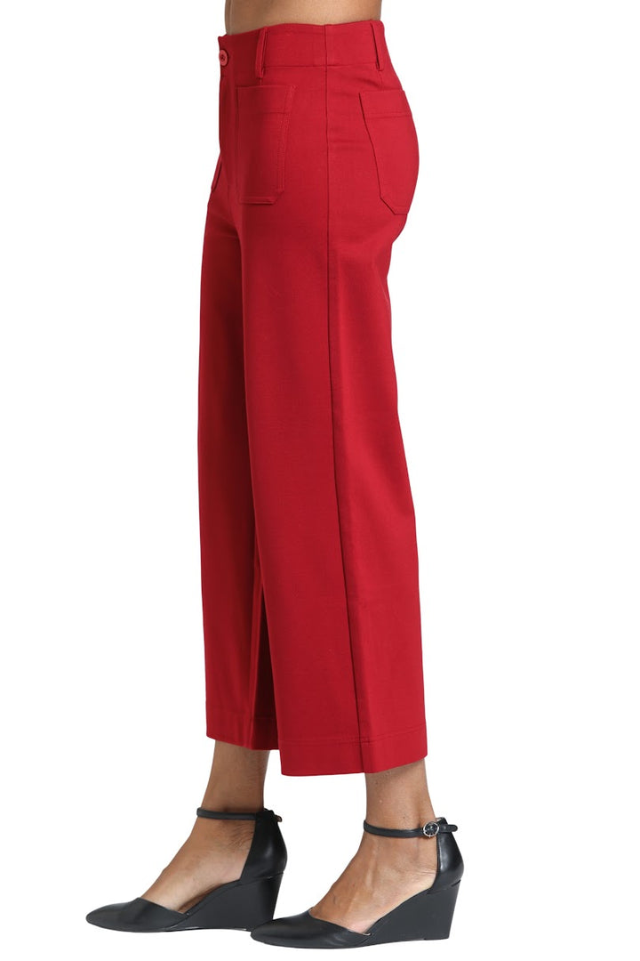 My Favorite Wide Leg Pant - Red Velvet