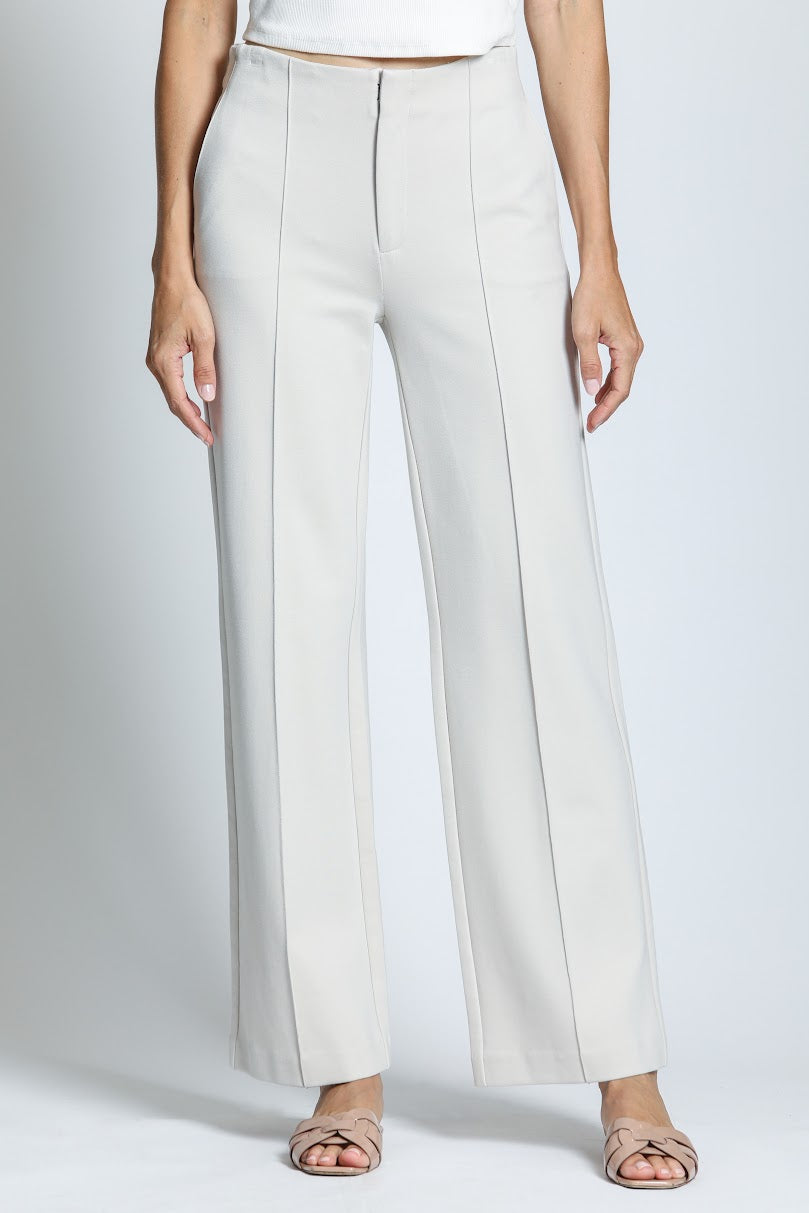 Pintuck Pant - Champagne