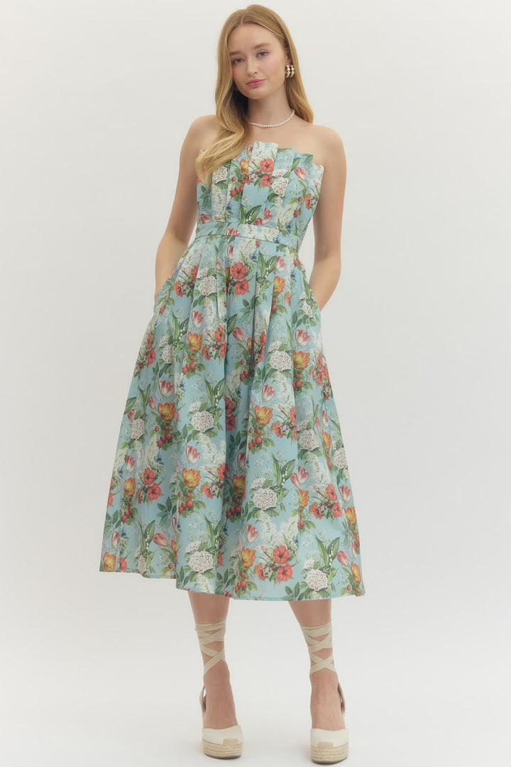 The Scarlet Dress - Blue