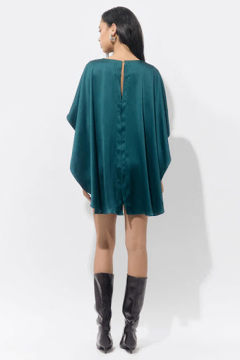 Aria Mini Dress - Dark Teal