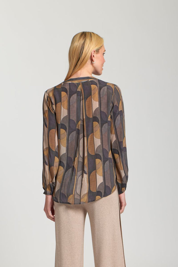 My Dressy Blouse - Grey Multi