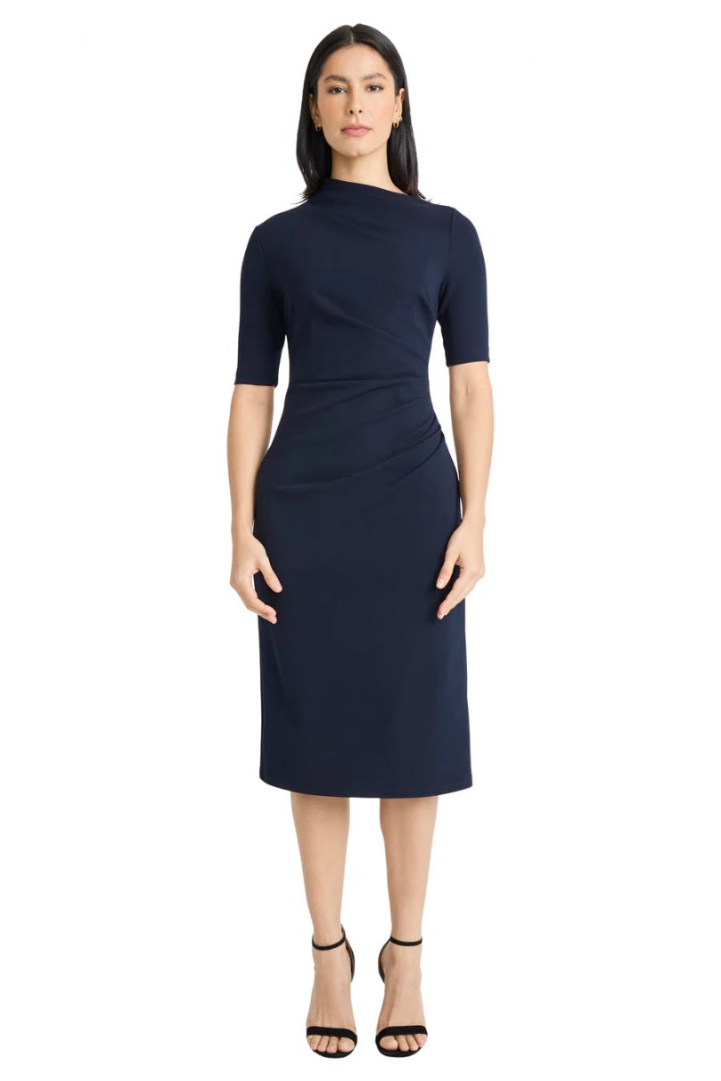 Erin Midi Dress - Twilight Navy