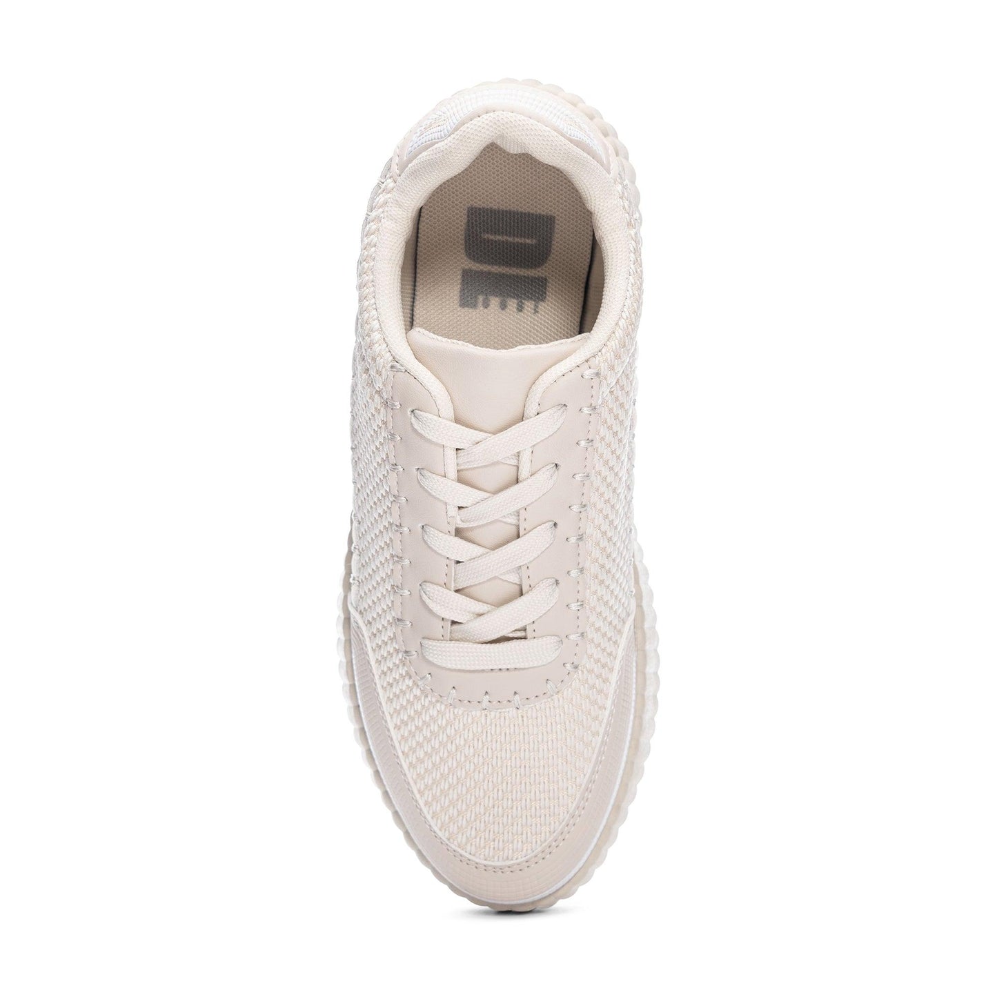 Sprited Mesh Sneaker - Cream