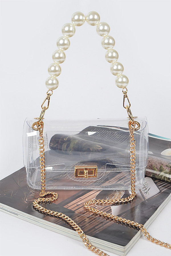Pop of Pearl Blear Bag - Clear