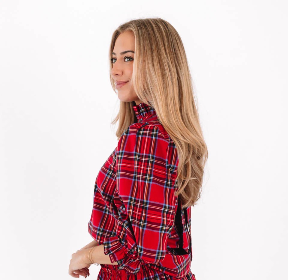 Hollins Bow Top - Red