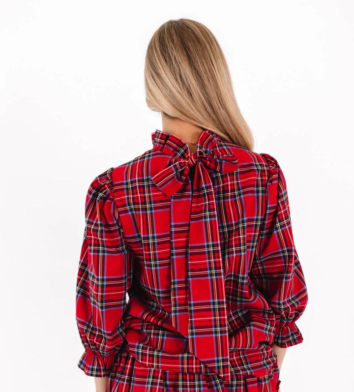 Hollins Bow Top - Red