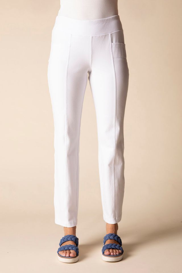 Susan Straight Leg Pants - White