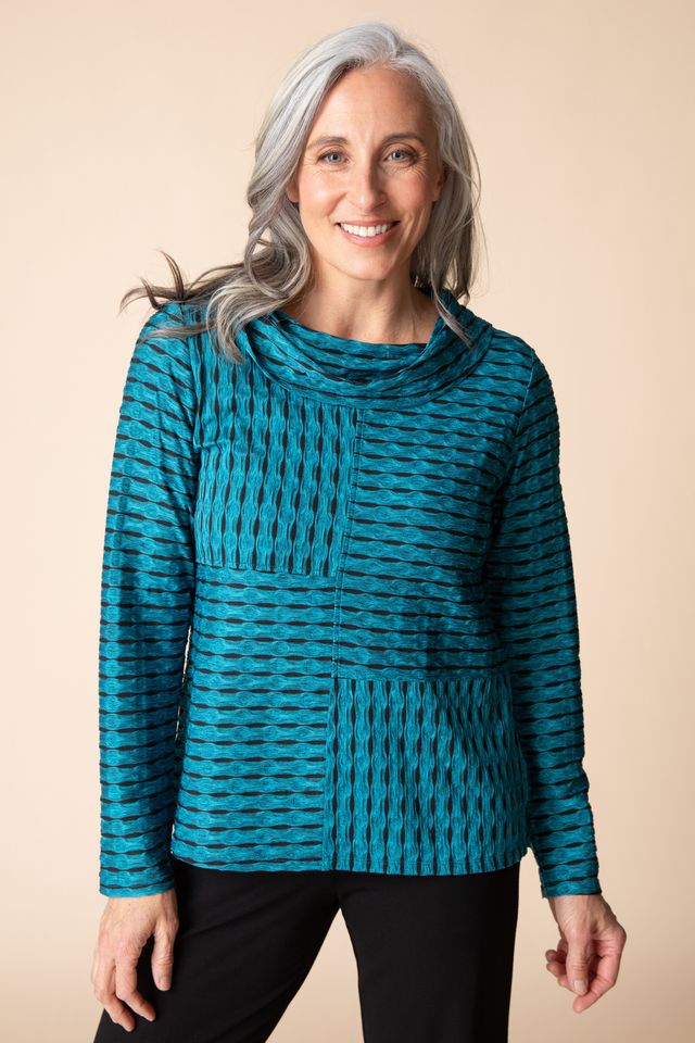 Newport Knit Top - Teal