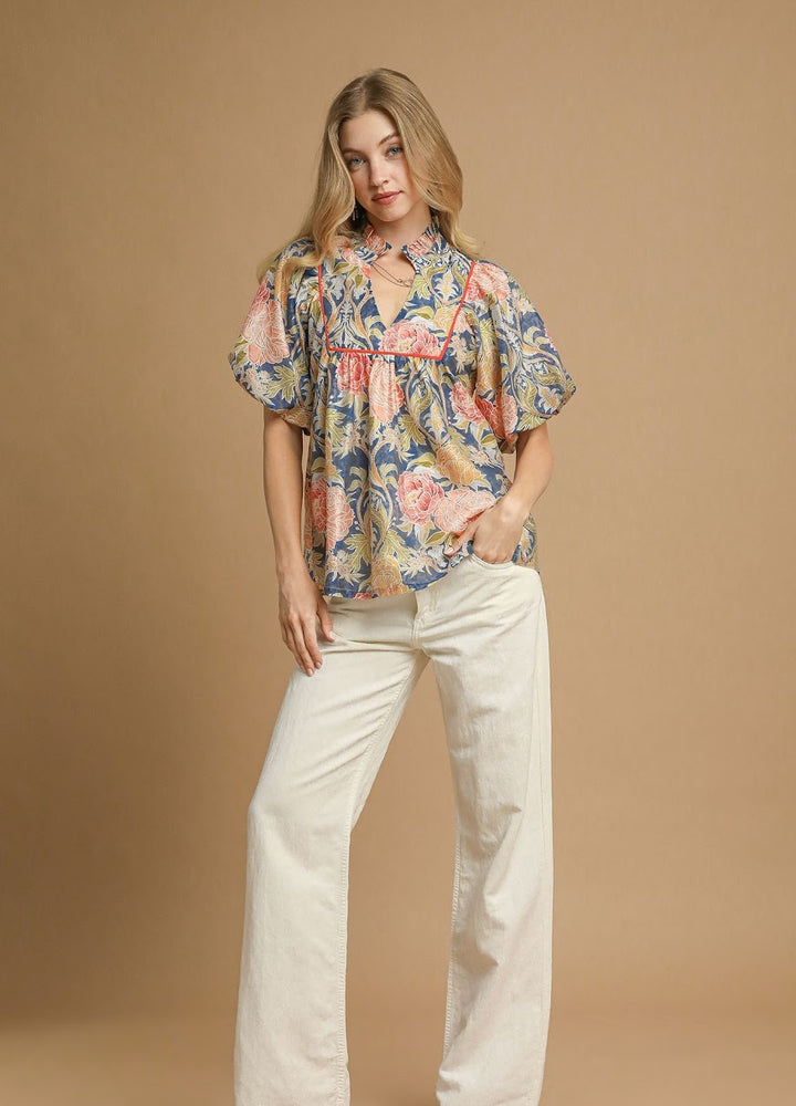 Kerry Top - Navy Mix