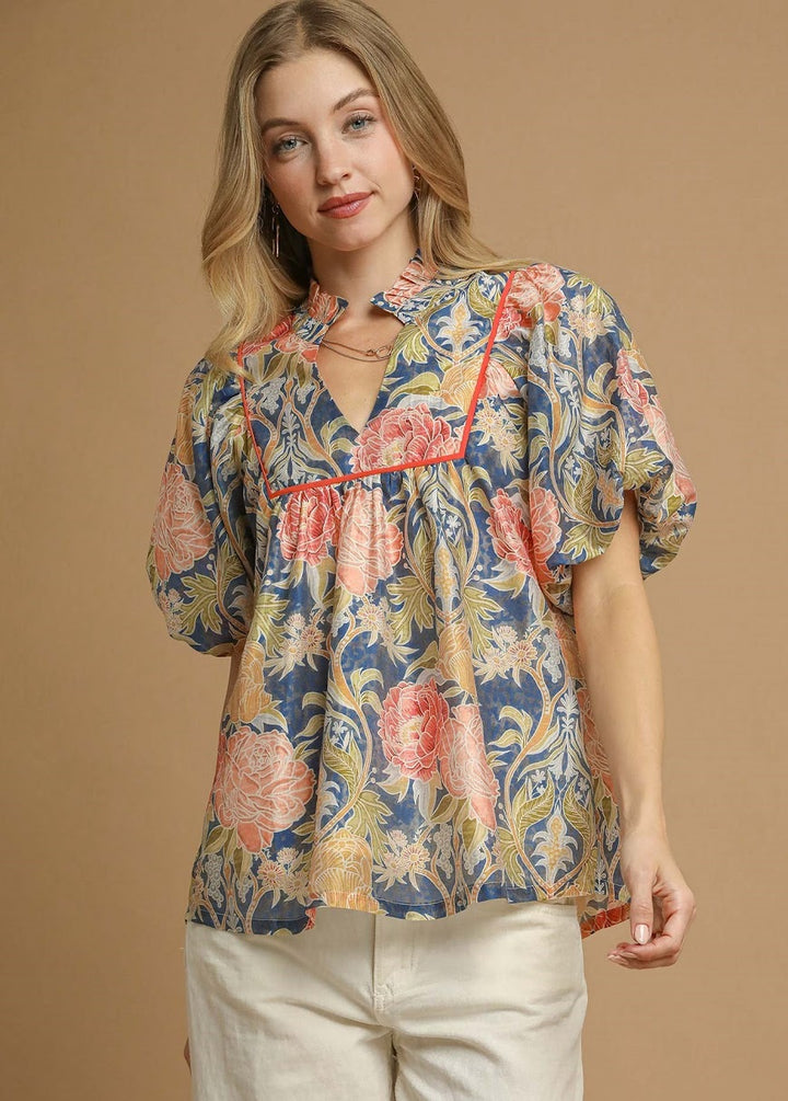 Kerry Top - Navy Mix