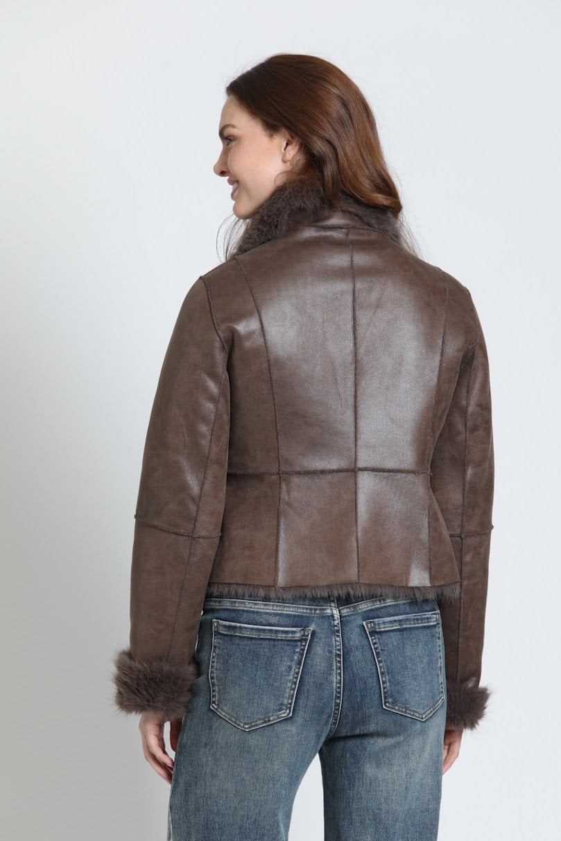 Cleo Jacket - Chocolate Brown