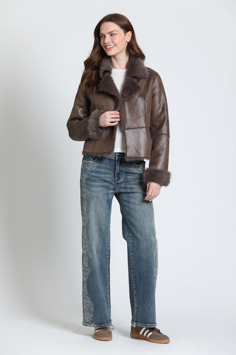 Cleo Jacket - Chocolate Brown