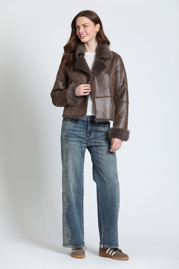 Cleo Jacket - Chocolate Brown