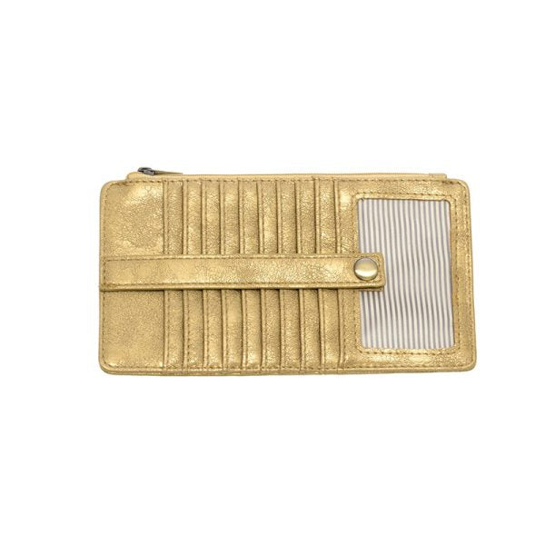 Kara Mini Wallet - Metallic Gold