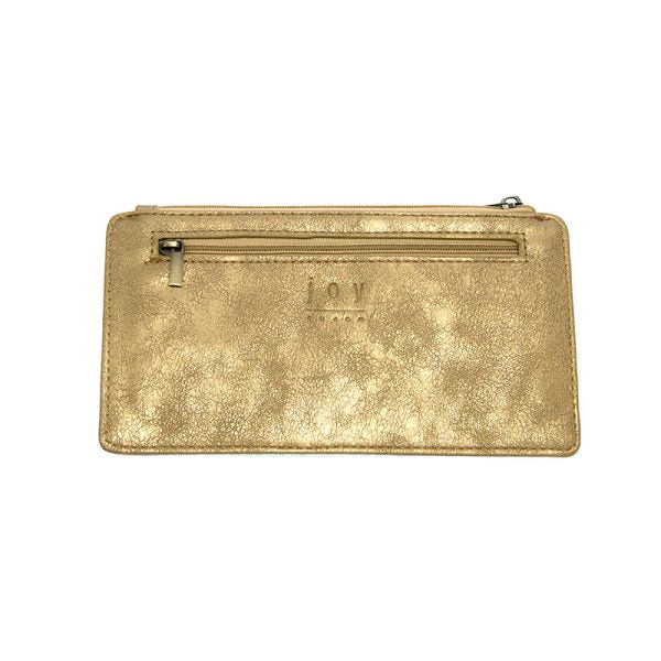 Kara Mini Wallet - Metallic Gold