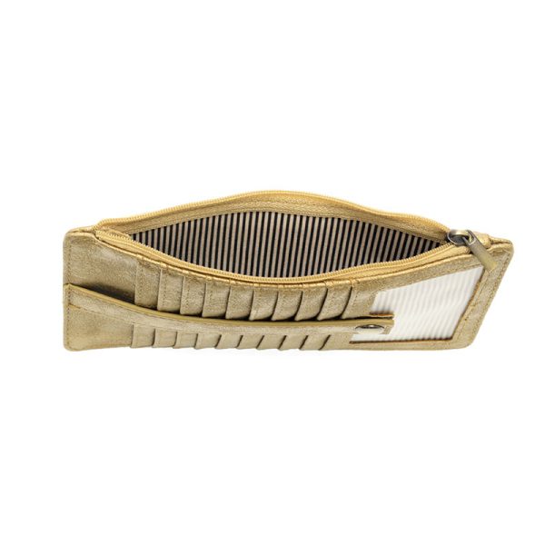 Kara Mini Wallet - Metallic Gold