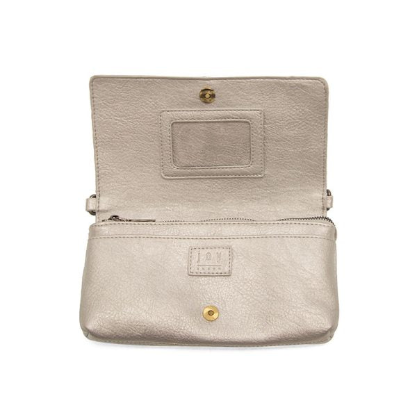 Everly Crossbody - Metallic Silver