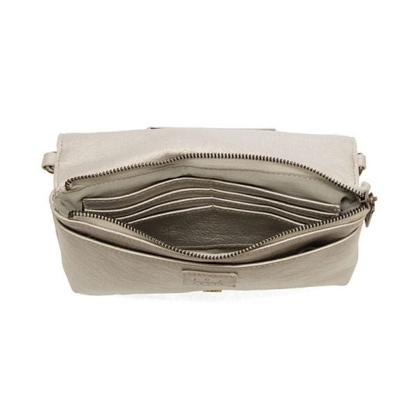 Everly Crossbody - Metallic Silver