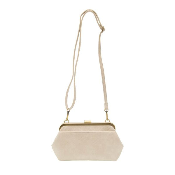 Vivie Lock Crossbody/Wristlet - Eggshell
