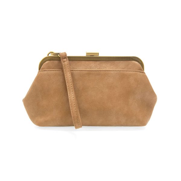 Vivie Lock Crossbody/Wristlet - Tuscan Tan