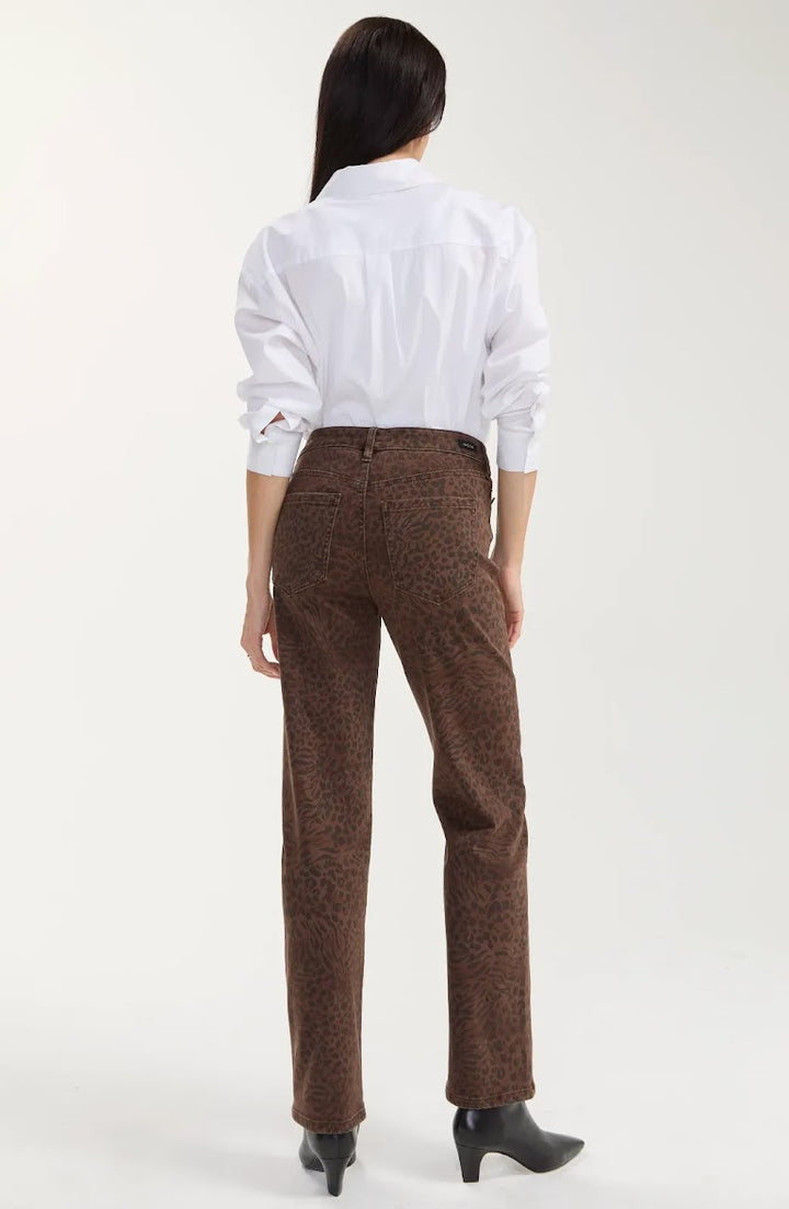 Kennedy Straight Pants - Abstract Animal