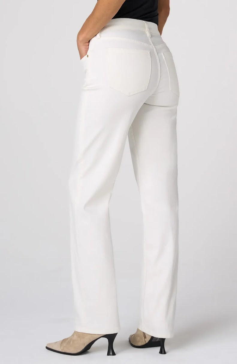 Kennedy MR Straight Leg Jeans - Porcelain