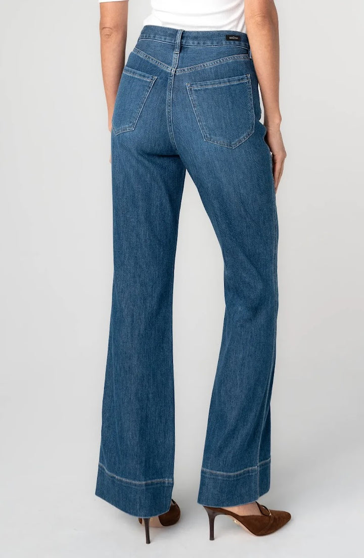 Maggie High Rise Bootcut Jeans - Bayshore