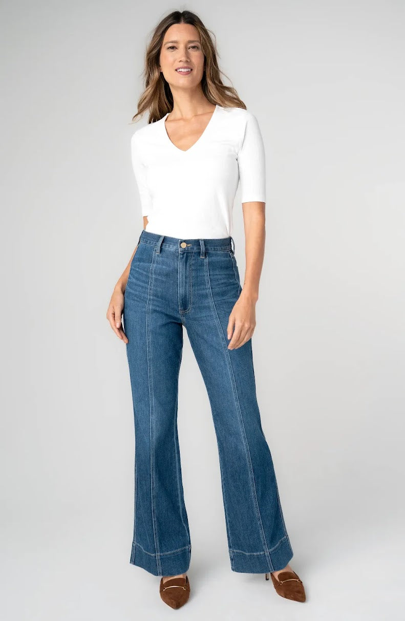 Maggie High Rise Bootcut Jeans - Bayshore