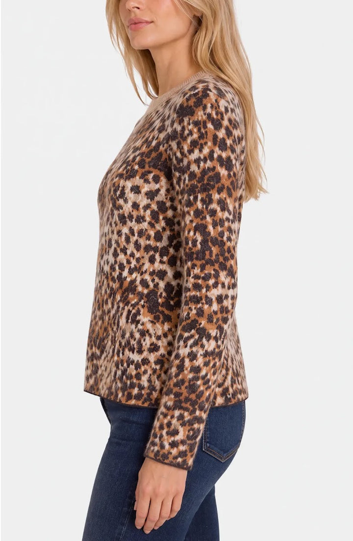 Soft &amp; Cozy Sweater - Java Multi Leopard