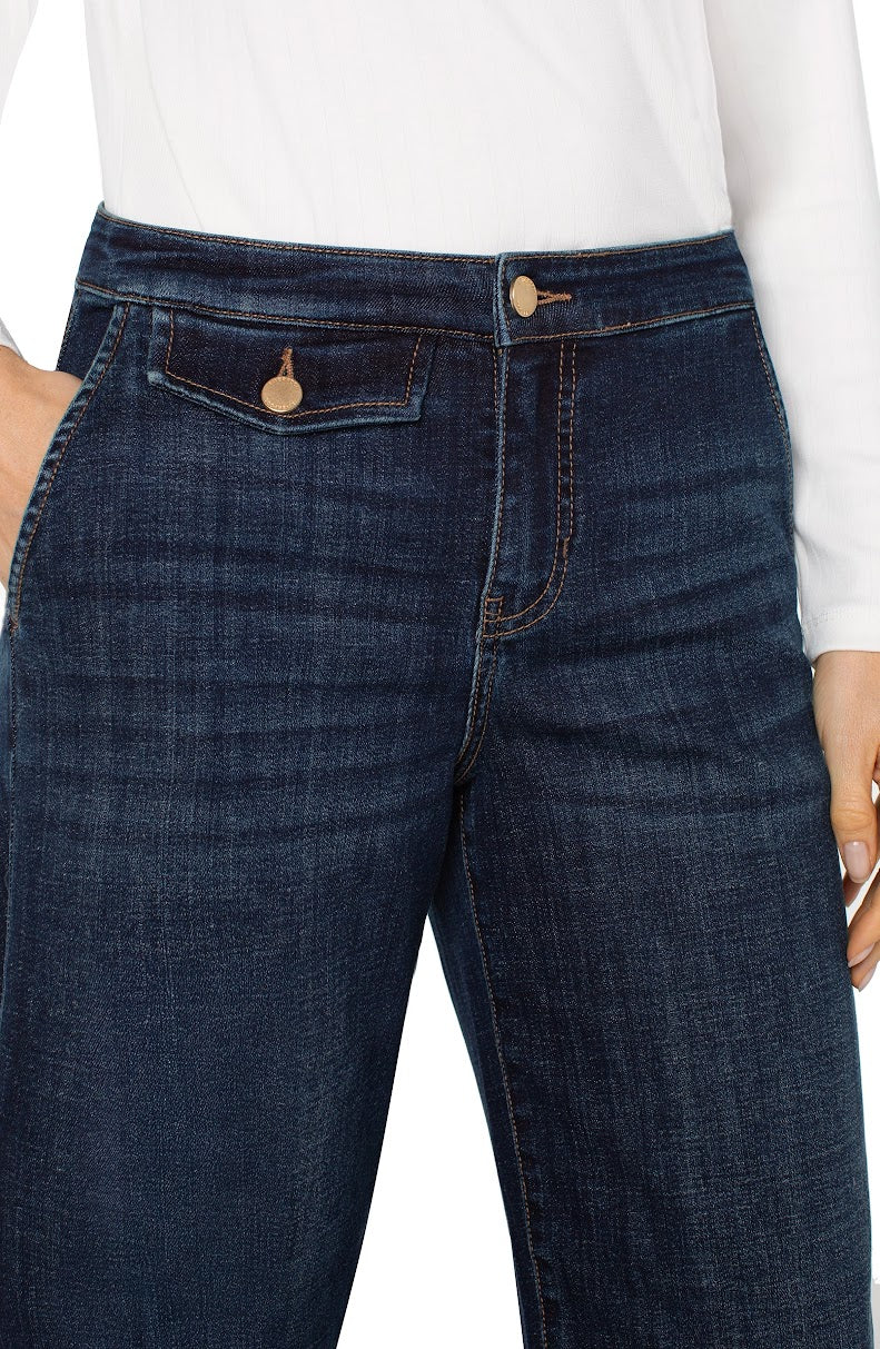 The Stride Wide Leg Jeans - Albany