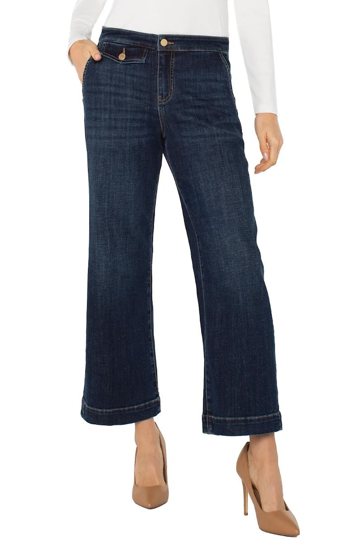 The Stride Wide Leg Jeans - Albany