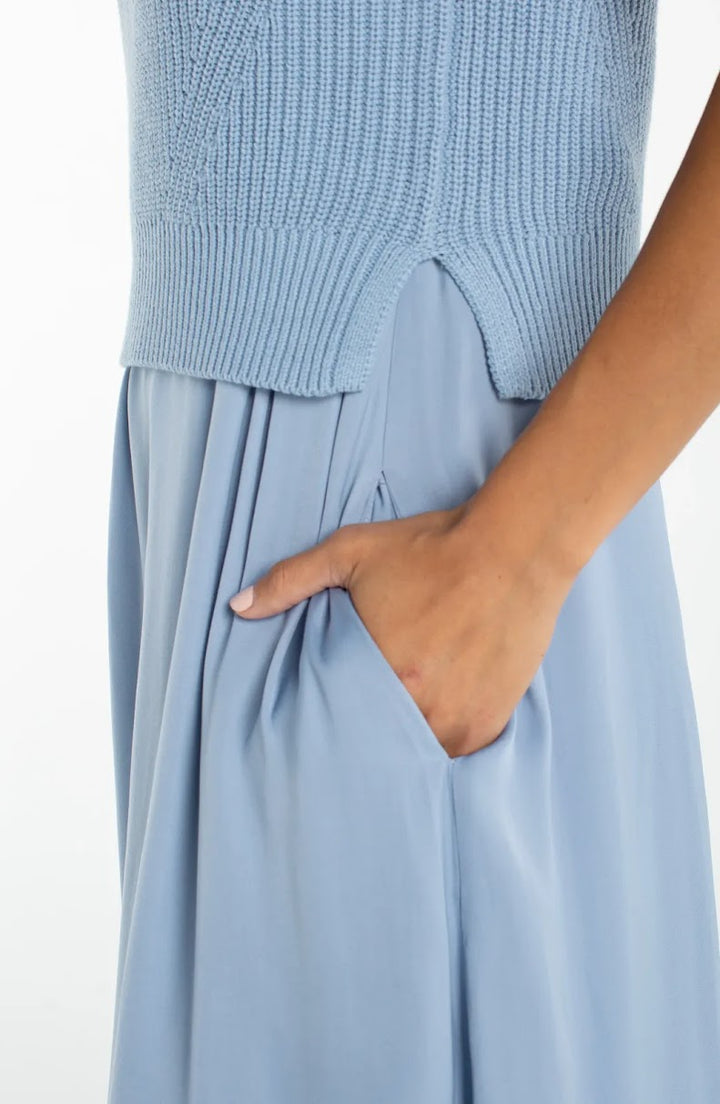 Cali Midi Dress - Malibu Blue