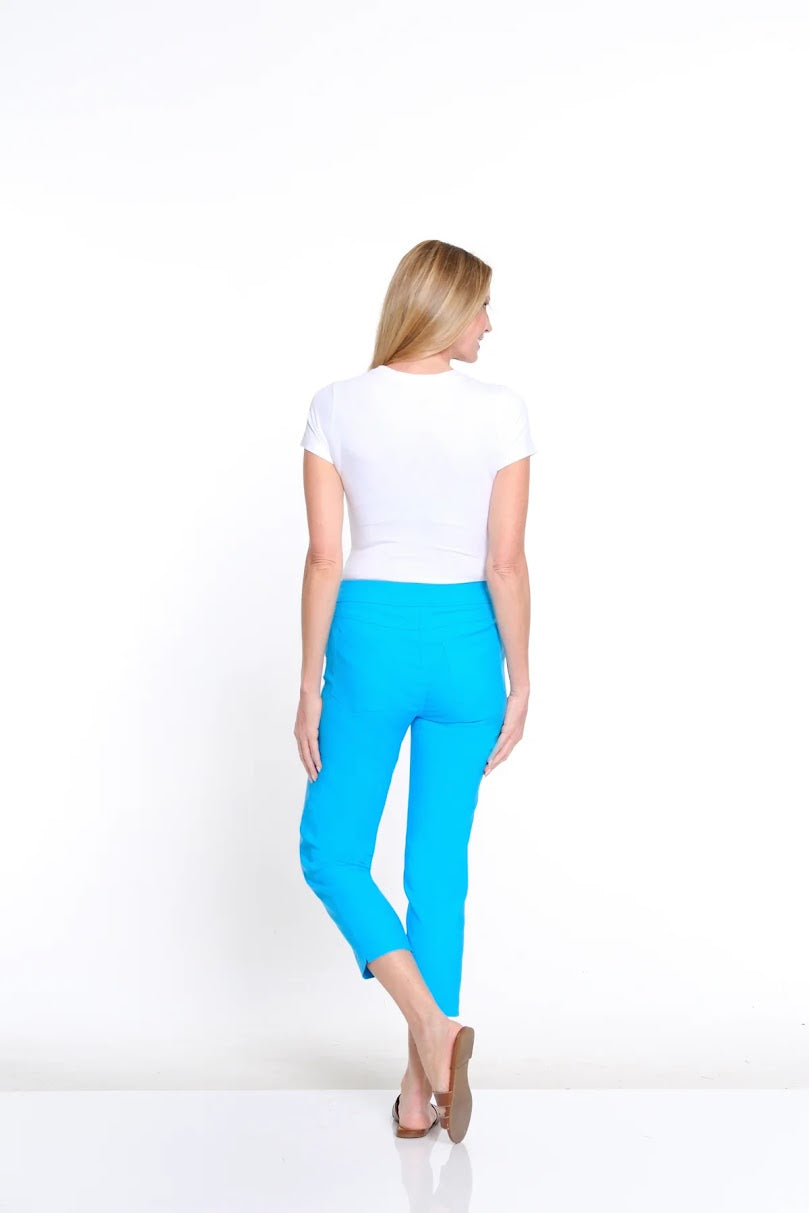 Slim-Sations Crop Pants - Vivid Turquoise